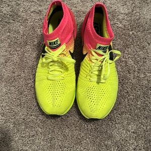 Yellow and Pink Nike Zoom